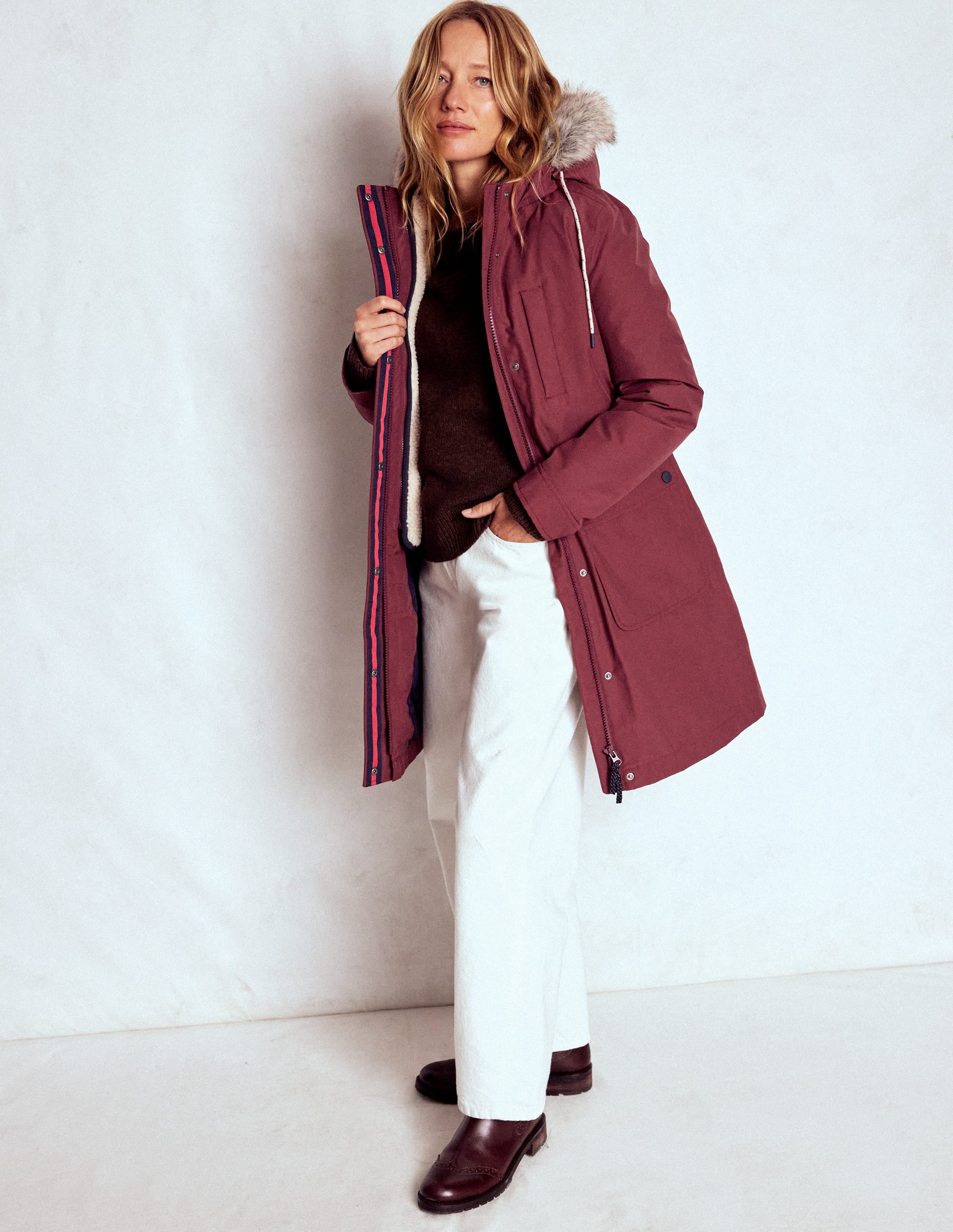 4-in-1-Parka mit Kapuze-Kastanie - Image 1