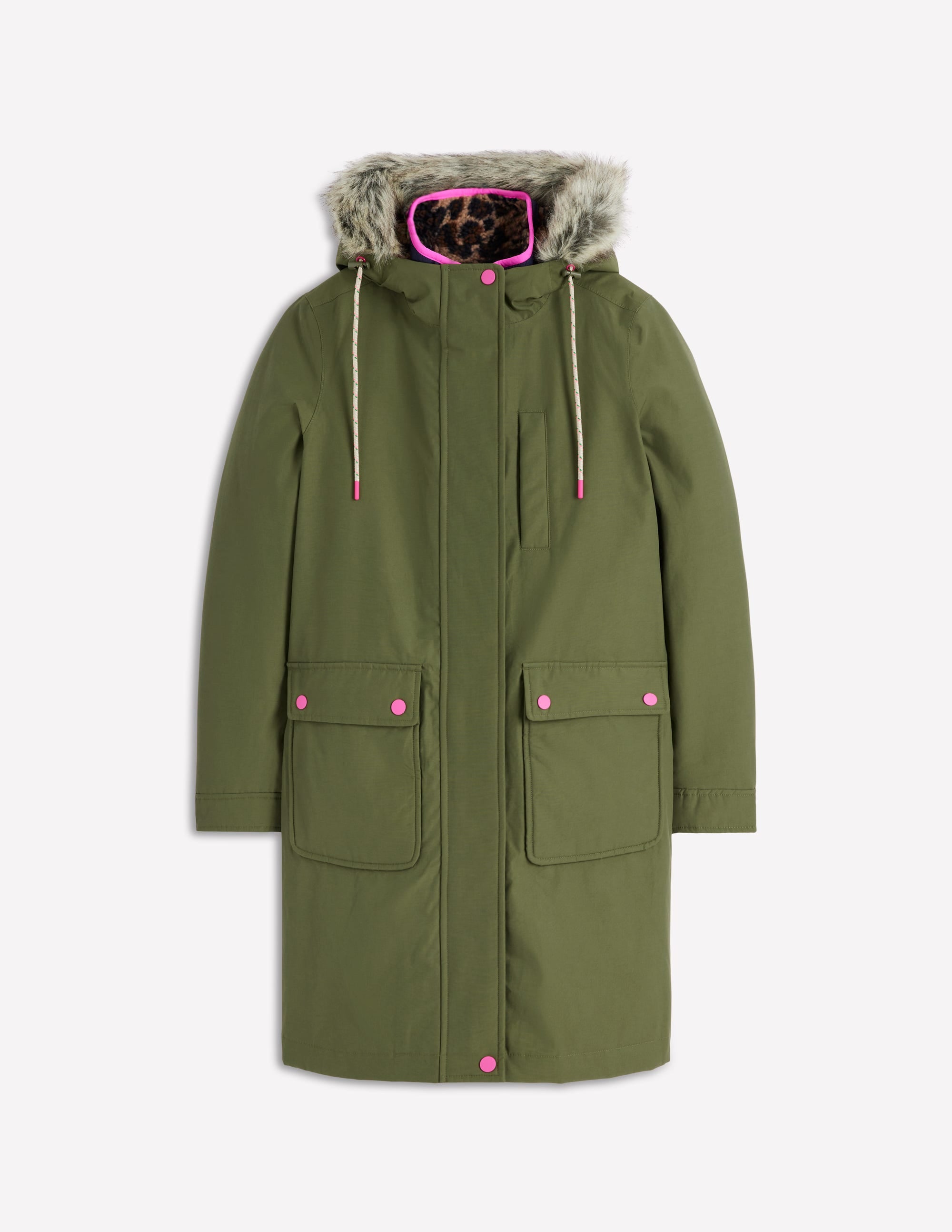 4-in-1-Parka mit Kapuze-Waldgrün - Image 7