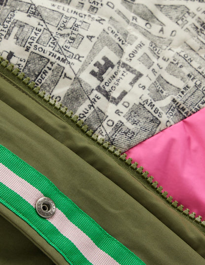 Parka à capuche 4-en-1-Vert, bleu marine, borg léopard-8