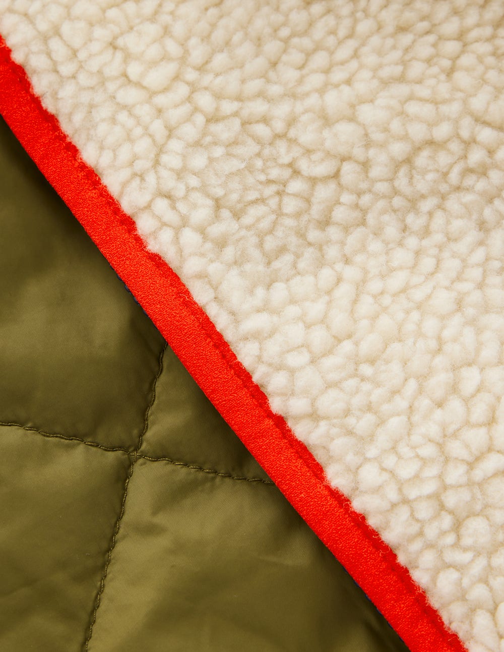Parka à capuche 4-en-1-Borg bleu marine, vert, couleur naturelle