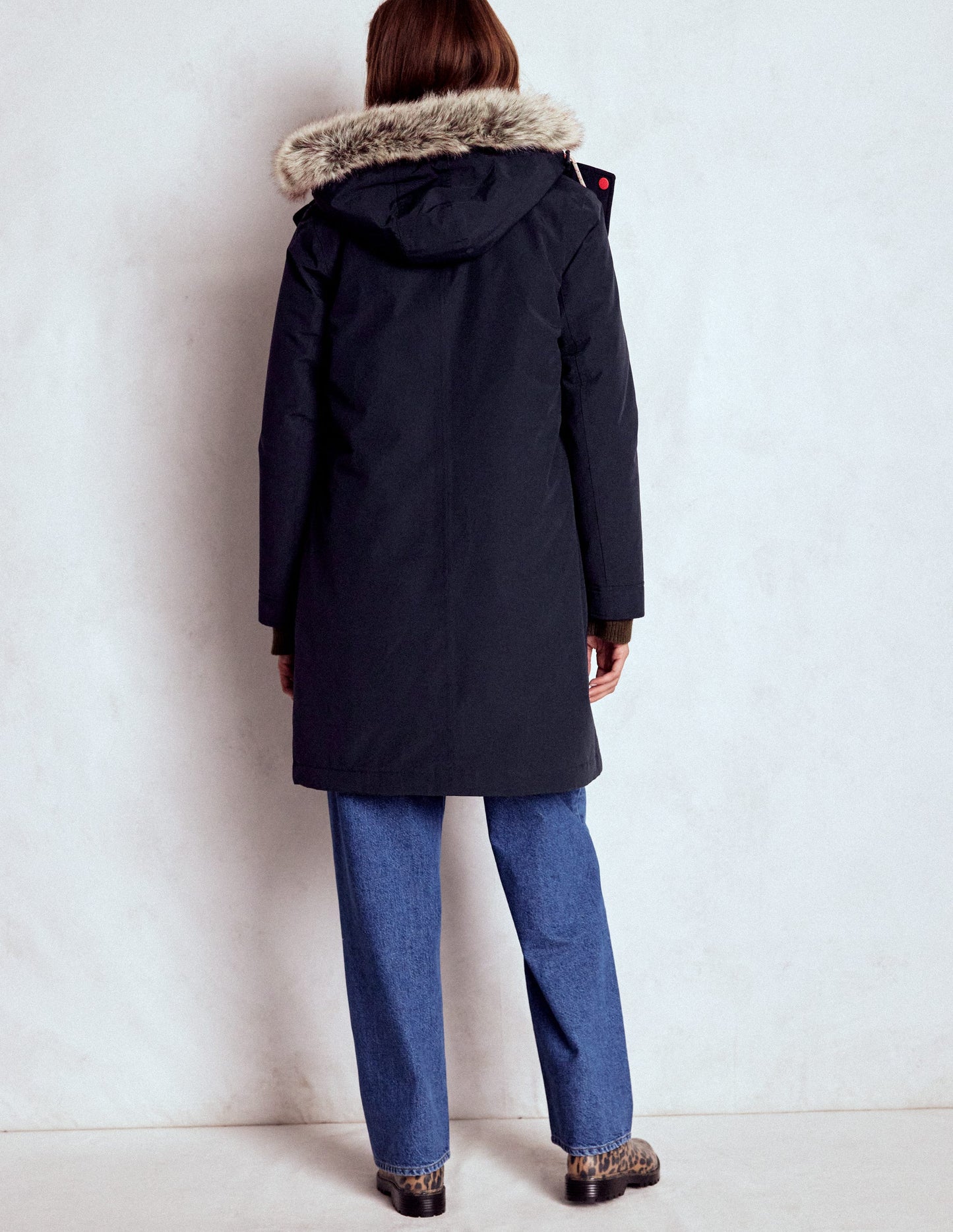 Parka à capuche 4-en-1-Borg bleu marine, vert, couleur naturelle