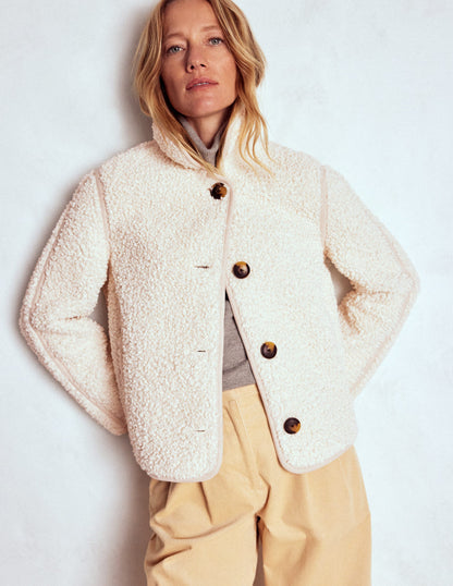Veste en borg-Borg naturel bouclé-1