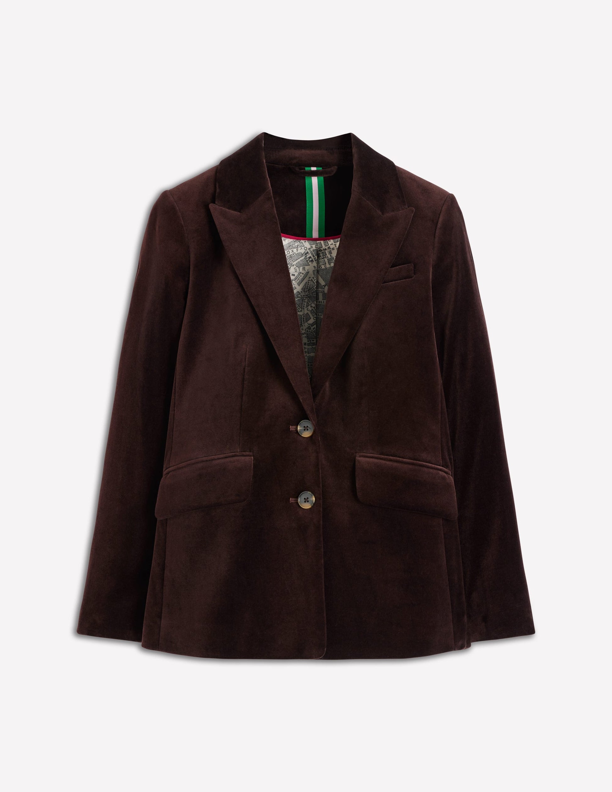 Stamford Velvet Blazer-Espresso-7
