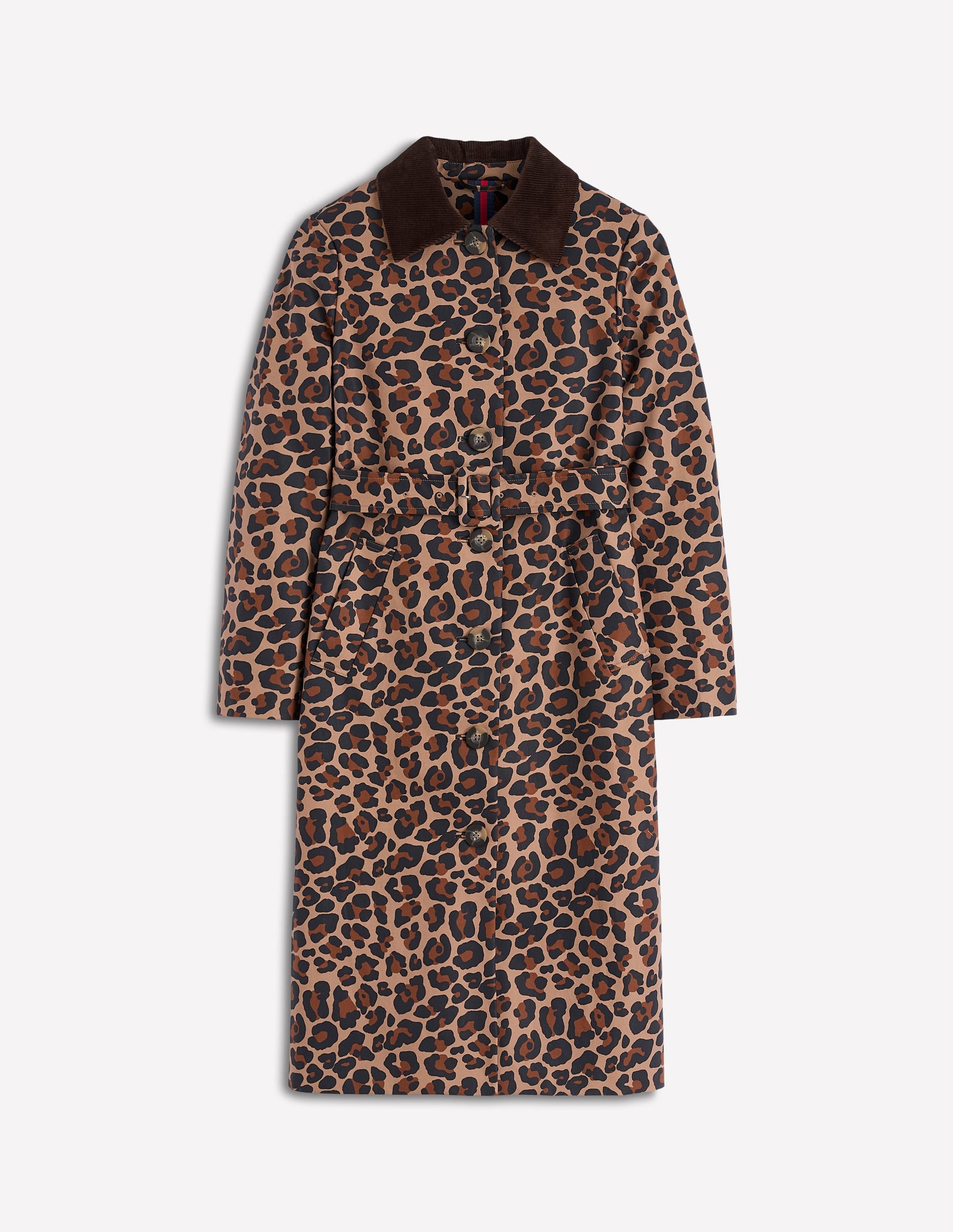 Lancaster Trenchcoat mit Gürtel-Mohair, Leopardenmuster-6