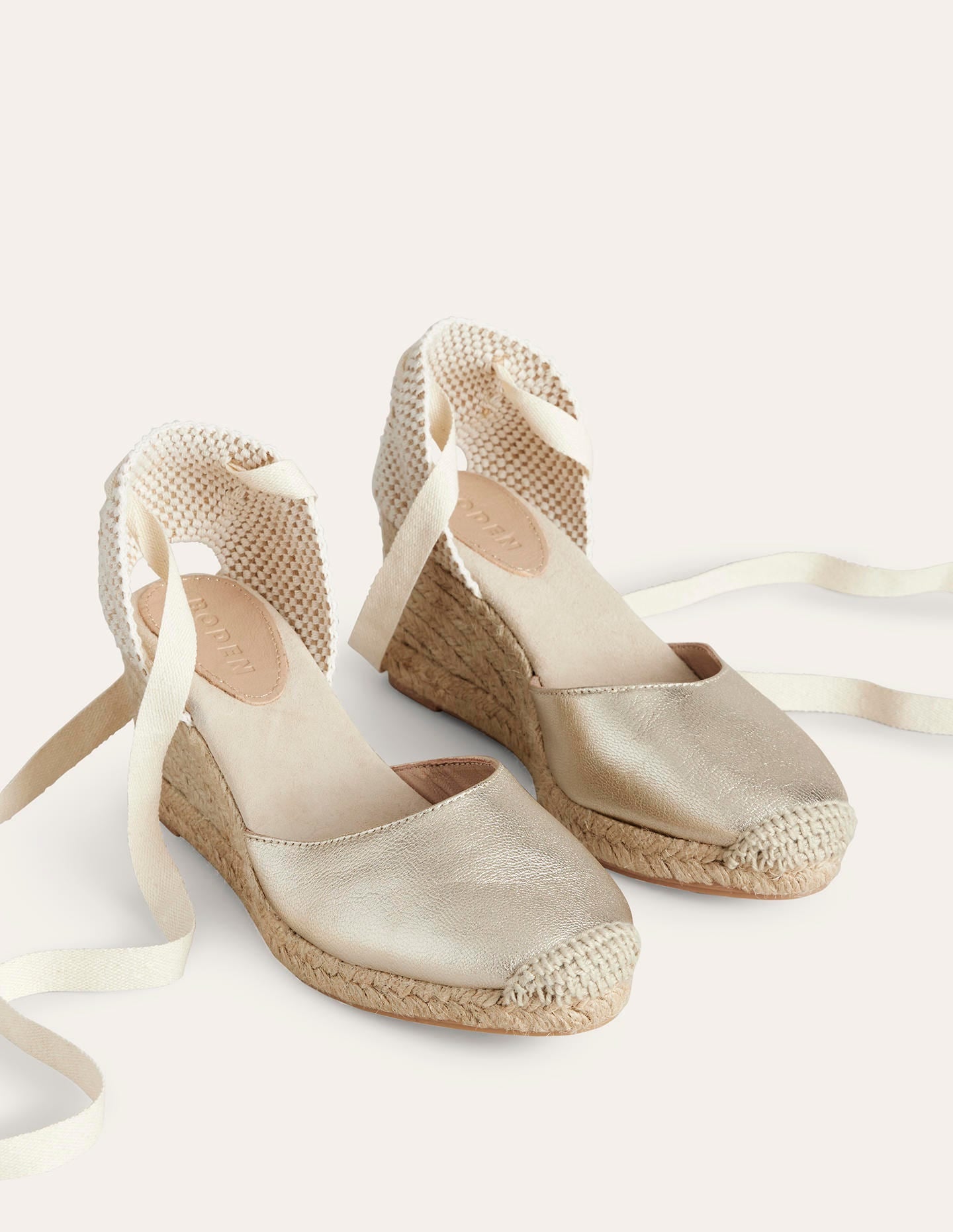 Espadrilles compensées Cassie-Aquamarine Bunny - Image 3