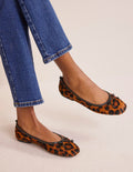 Ballerines Kitty à semelle souple-Cœurs folk rouge rockabilly
