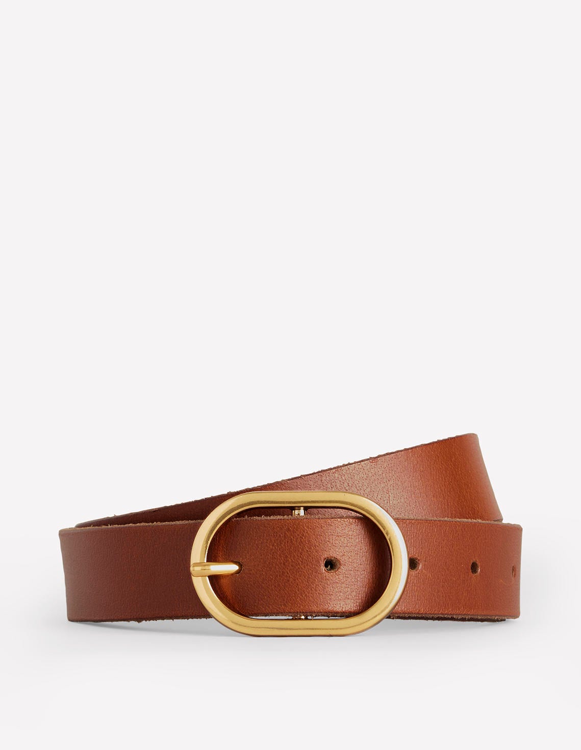 Classic Leather Belt-Tan-3