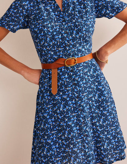 Classic Leather Belt-Tan-1