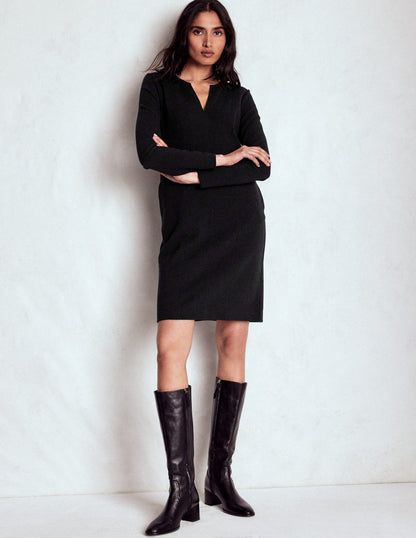 Colette Ottoman-Etuikleid-Schwarz-1