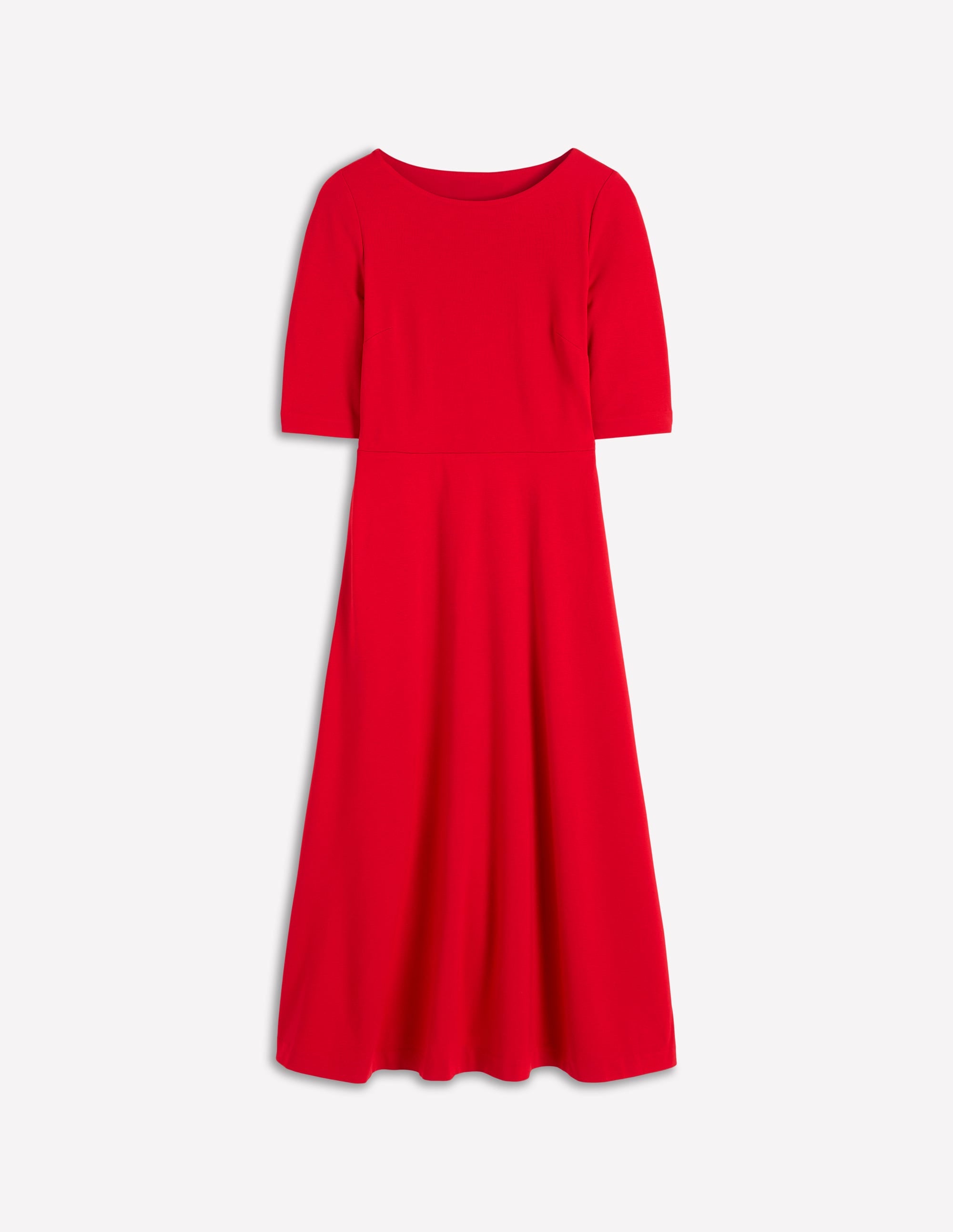 Mathilde Ponte-Kleid mit Bindegürtel-Würzig Rot - Image 6