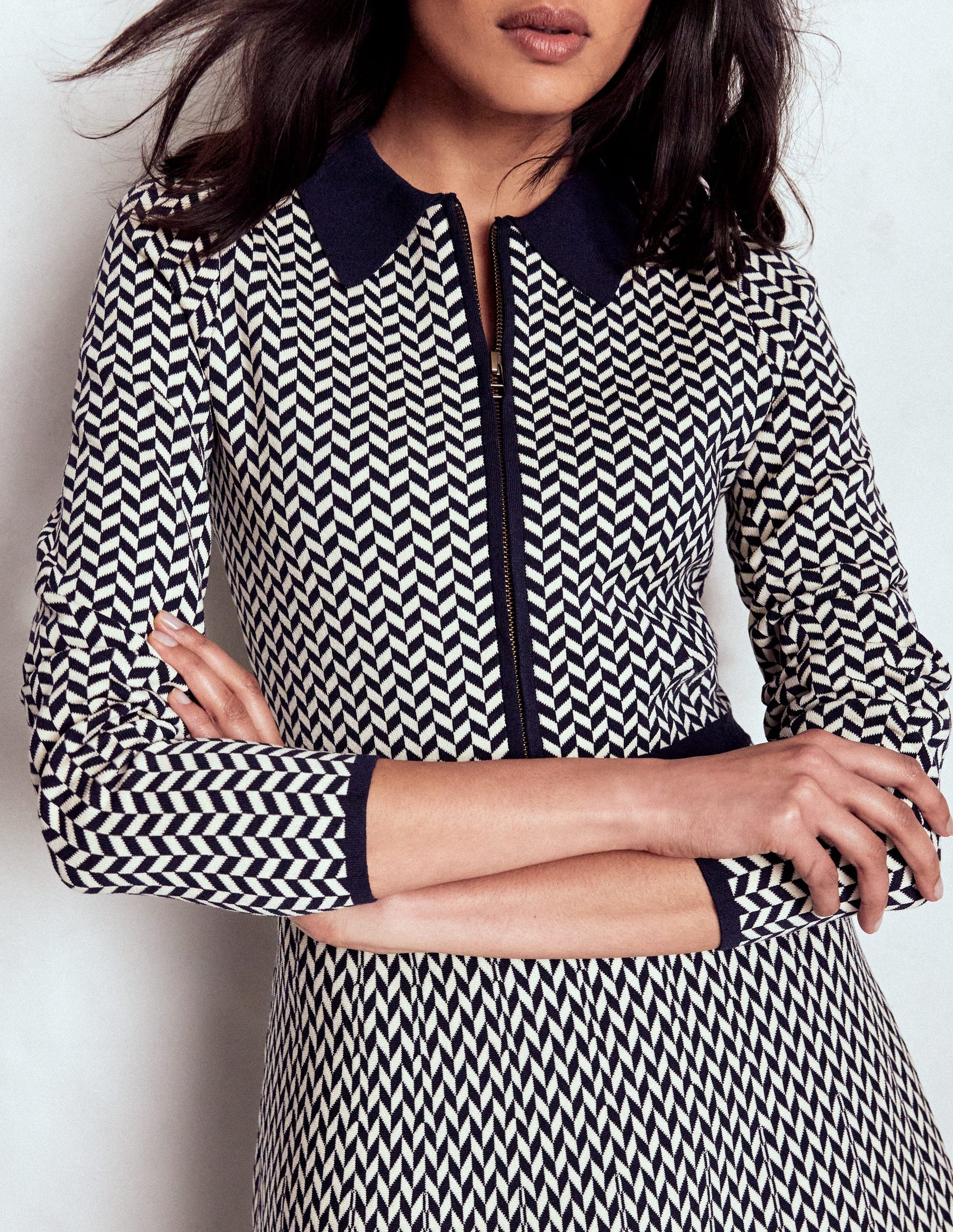 Fiona Chevron-Strickkleid-Zickzackmuster-2