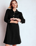 Nicolette Langärmliges Kleid-Schwarz