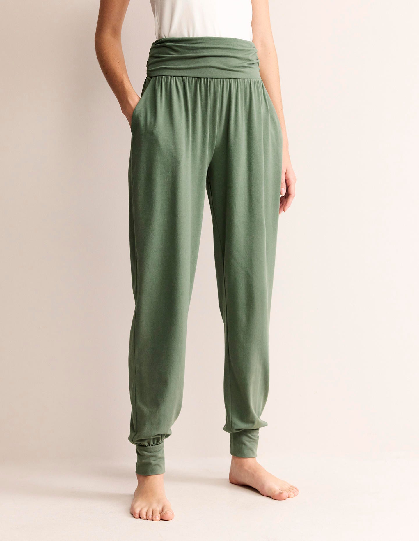 Hareem Jersey-Jogginghose-Erlengrün - Image 4