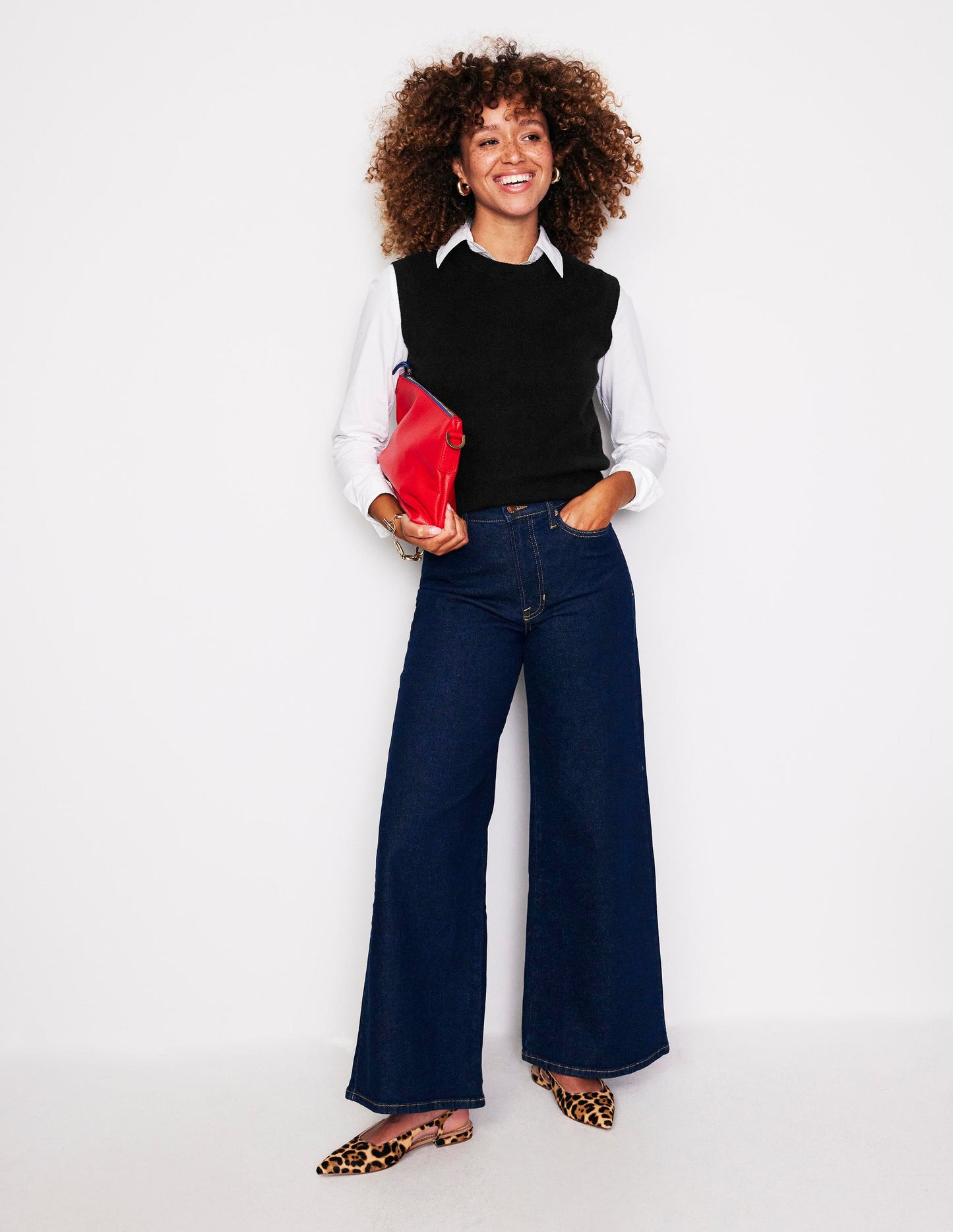 Eva Kaschmir-Pullunder-Schwarz