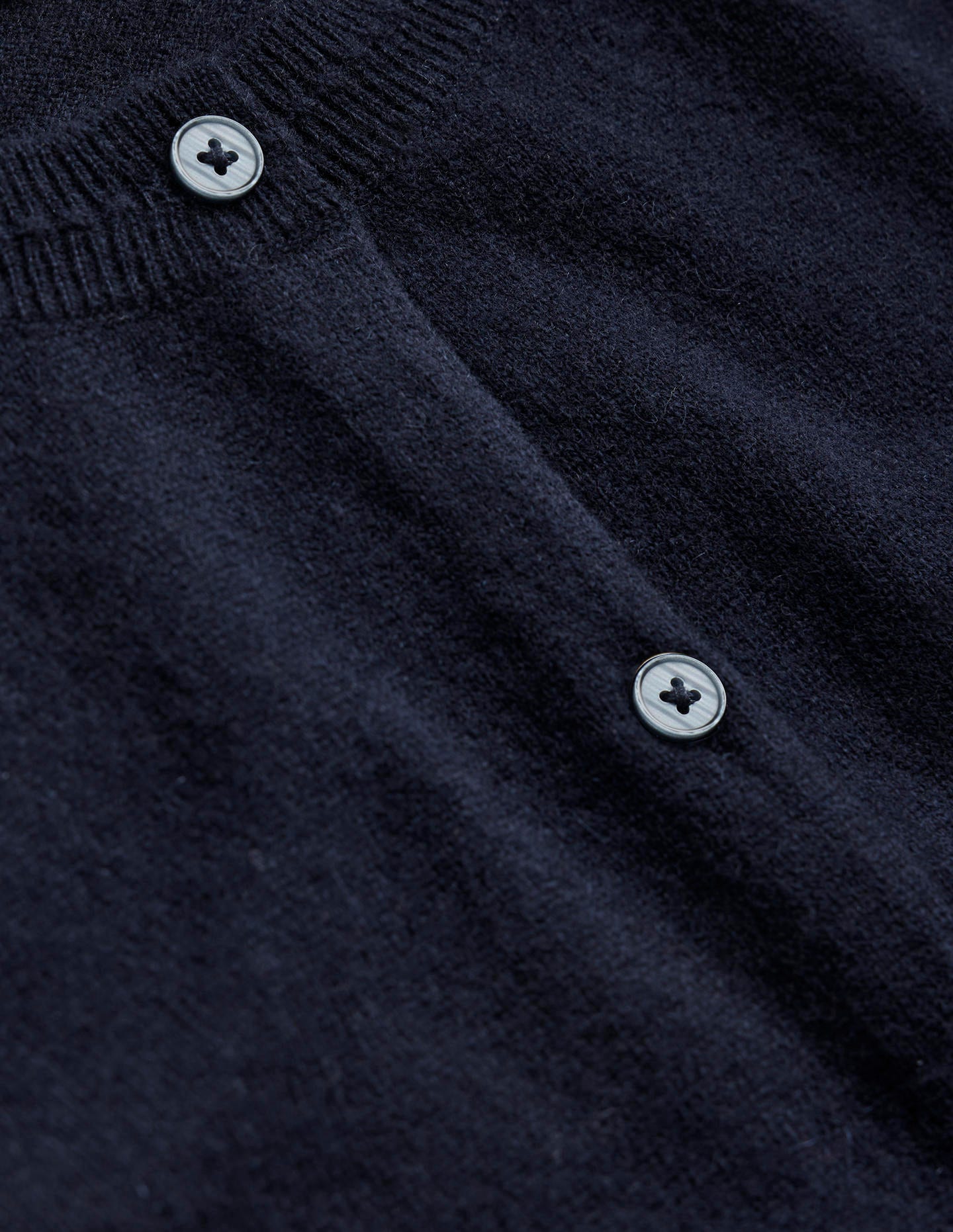 Eva Kaschmir-Strickjacke mit Rundhalsausschnitt-Aqua Marine Marl - Image 8