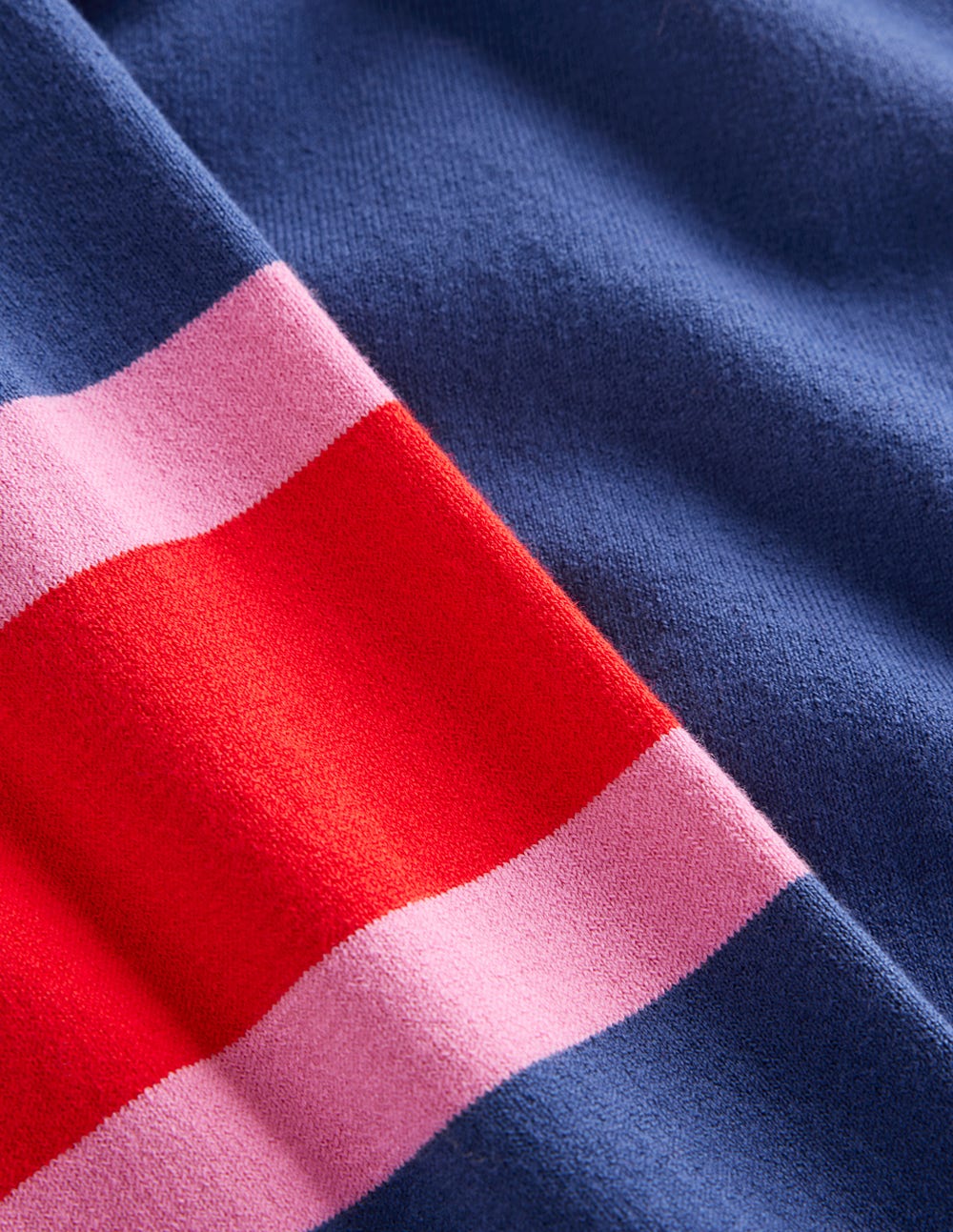 Cardigan décontracté Lara en coton-Bleu denim-6