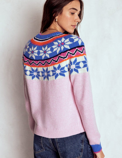 Eleanor Fair-Isle-Pullover-Wiesenrosa-4