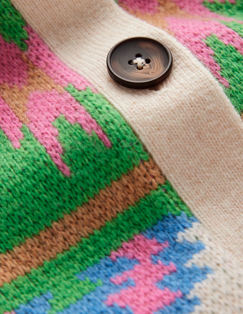 Abi Jacquard-Strickjacke-Bunt Aztekenmuster - Image 10