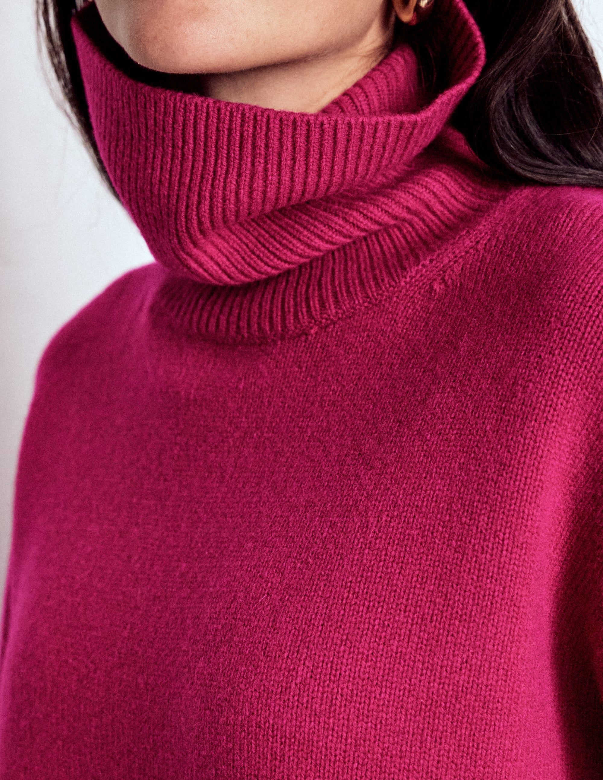 Polly Merino-Rollkragenpullover-Sorbet-Rosa - Image 2