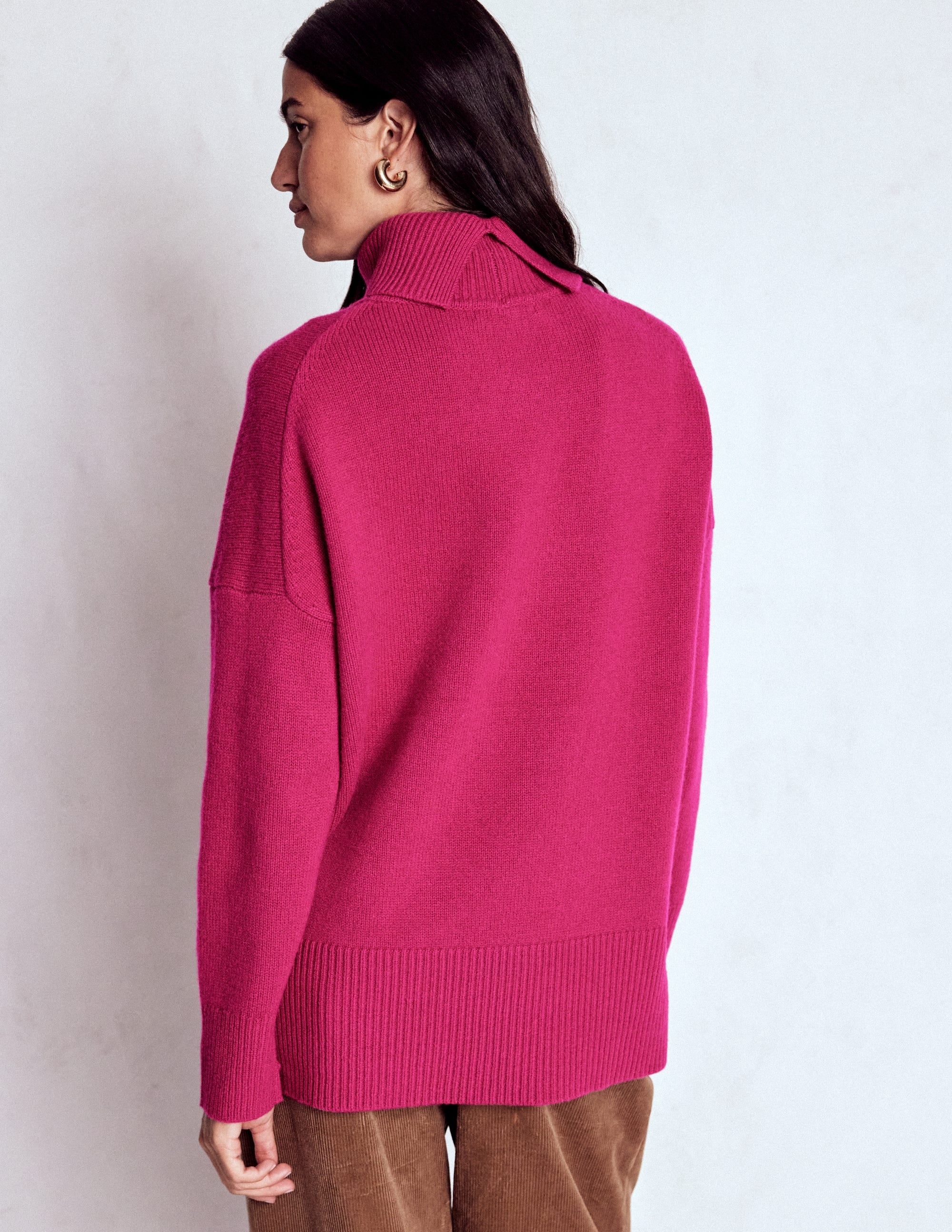 Polly Merino-Rollkragenpullover-Sorbet-Rosa - Image 3