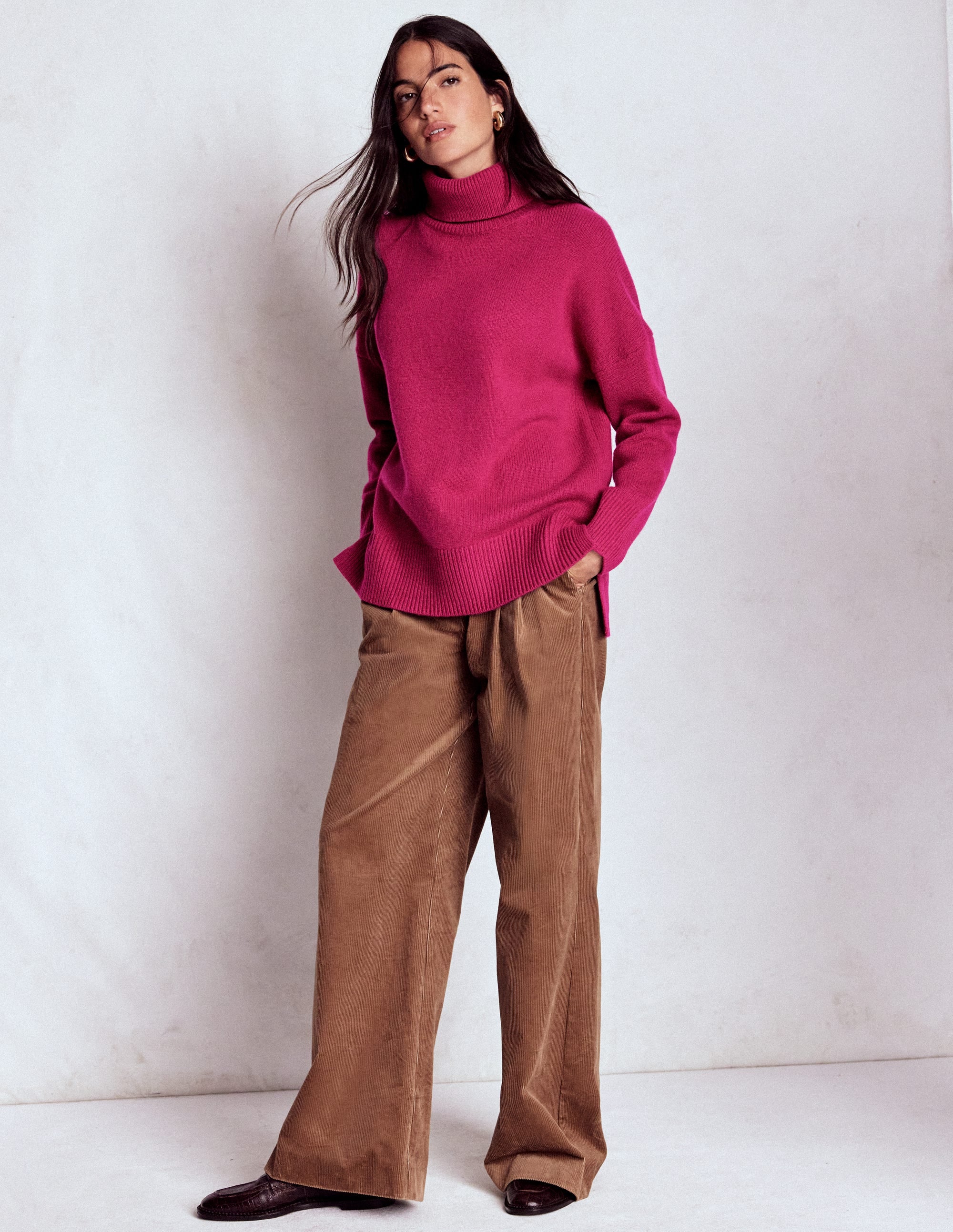 Polly Merino-Rollkragenpullover-Sorbet-Rosa - Image 4