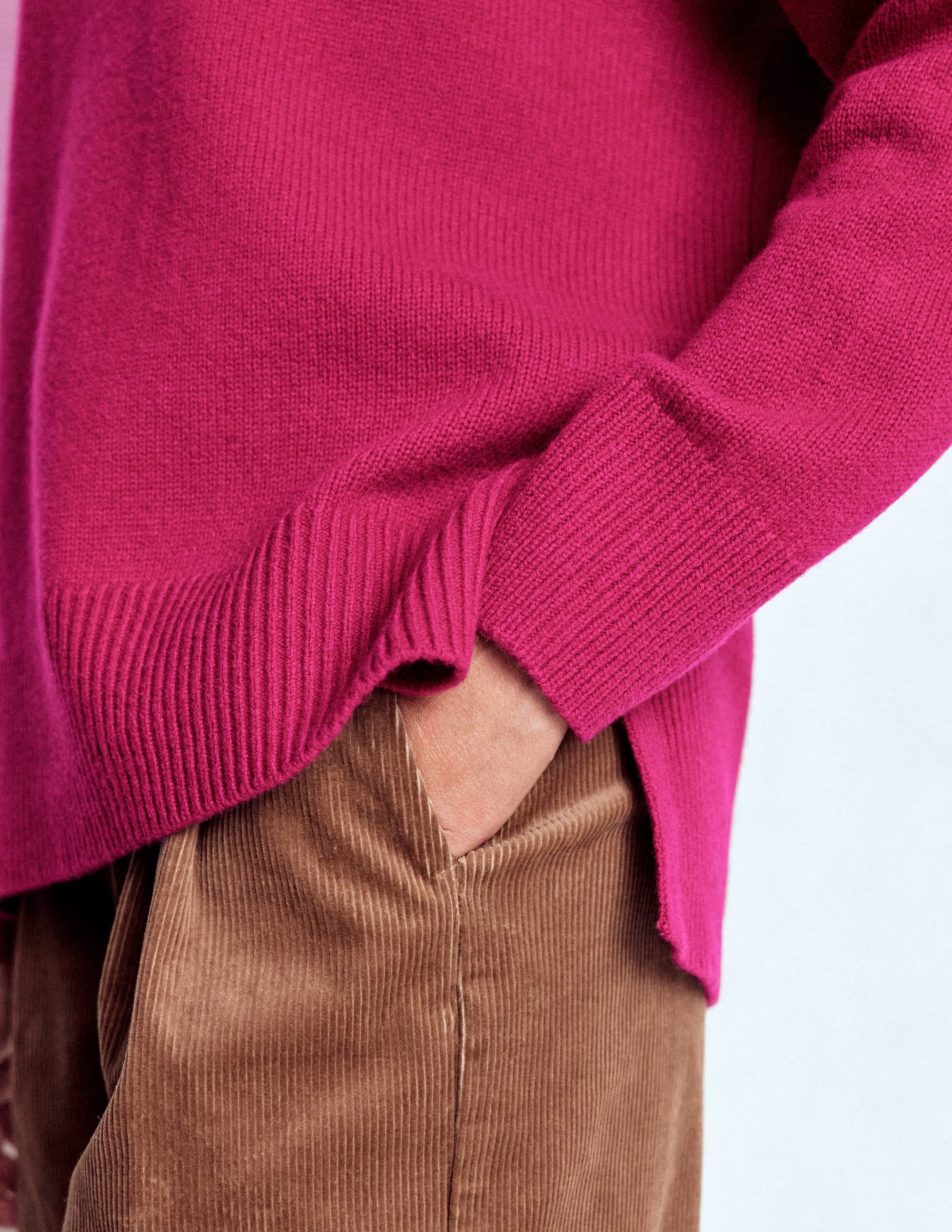 Polly Merino-Rollkragenpullover-Sorbet-Rosa - Image 6