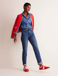 Girlfriend-Jeans-Mittleres Vintage