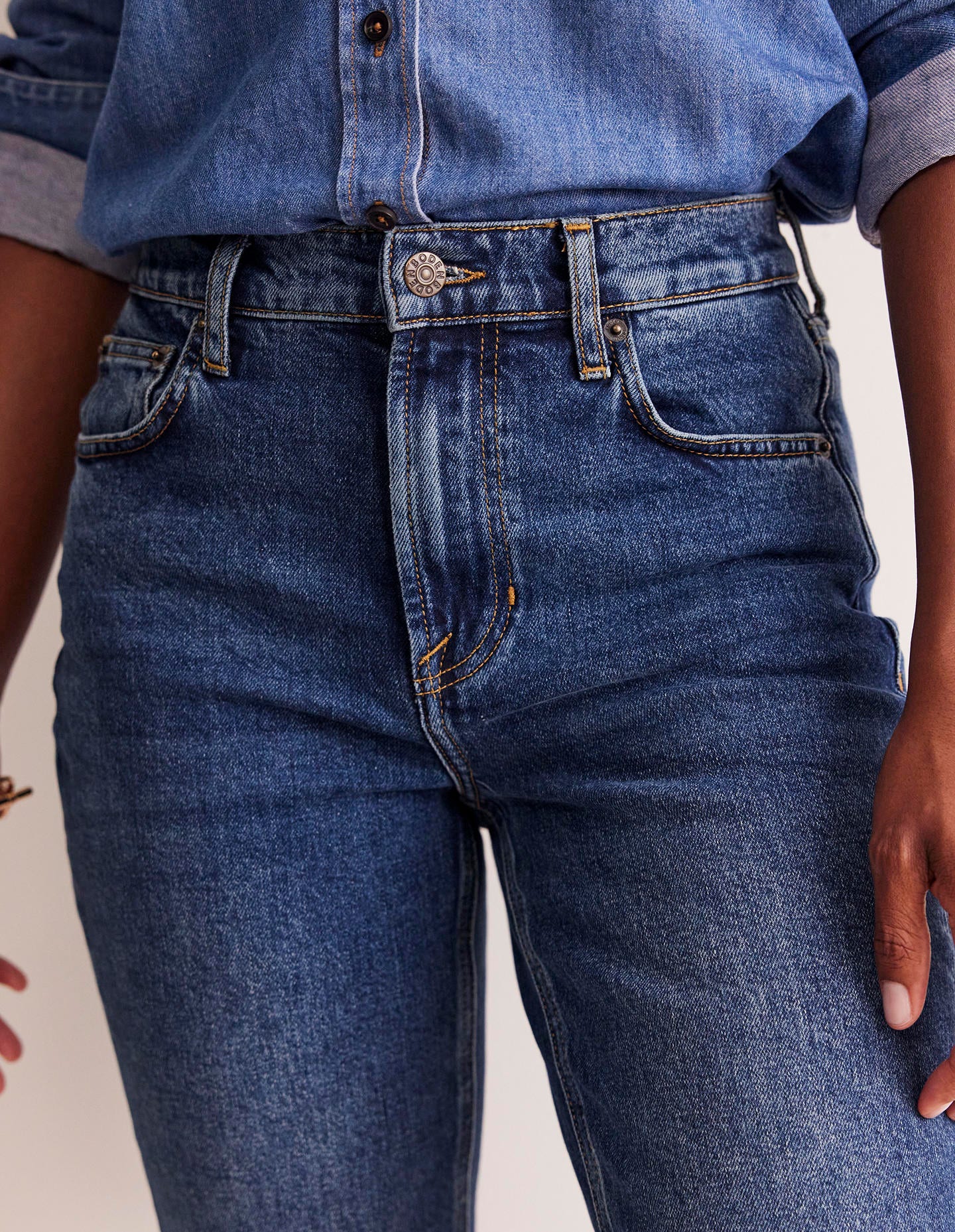 Girlfriend-Jeans-Mittleres Vintage - Image 2