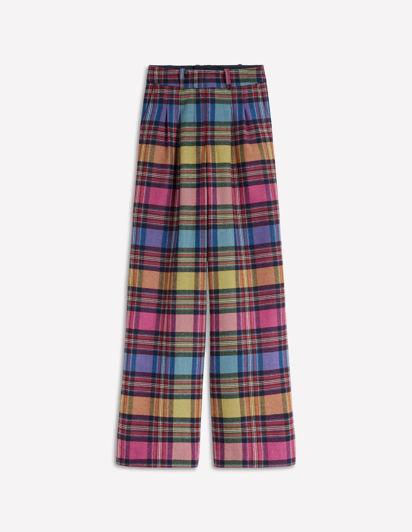 Kensington Wool Trousers-Multi Blanket Check