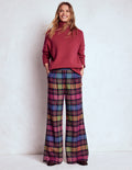 Kensington Wollhose-Bunt Deckenkaro