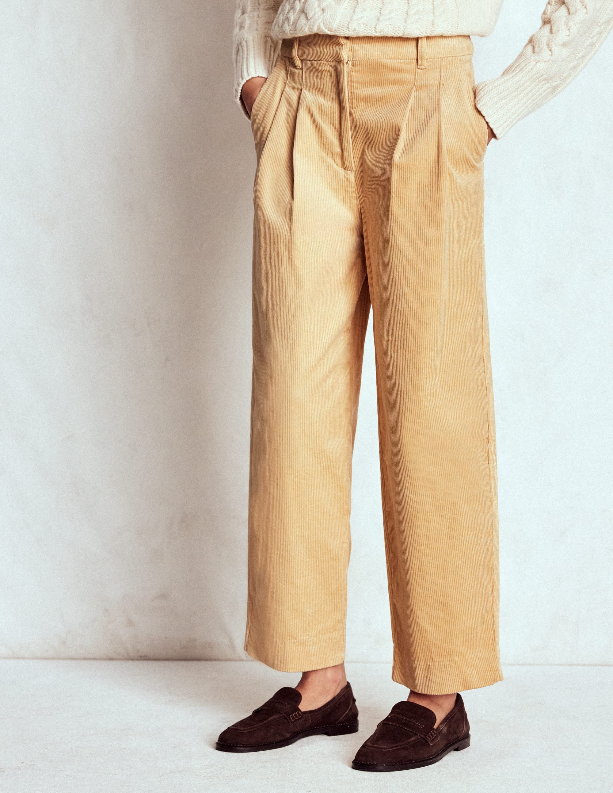 Bloomsbury Cord Trousers-Stone - Image 4