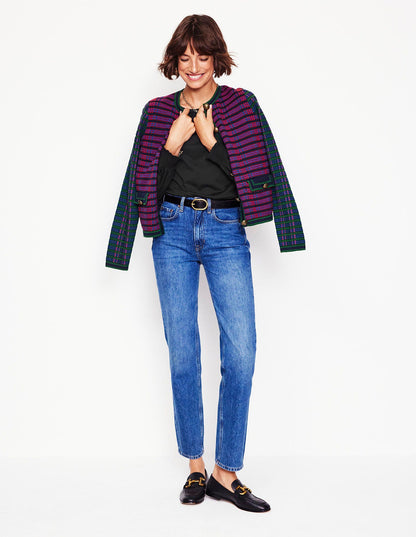 Top ultra-doux à poignets smockés-Noir-4