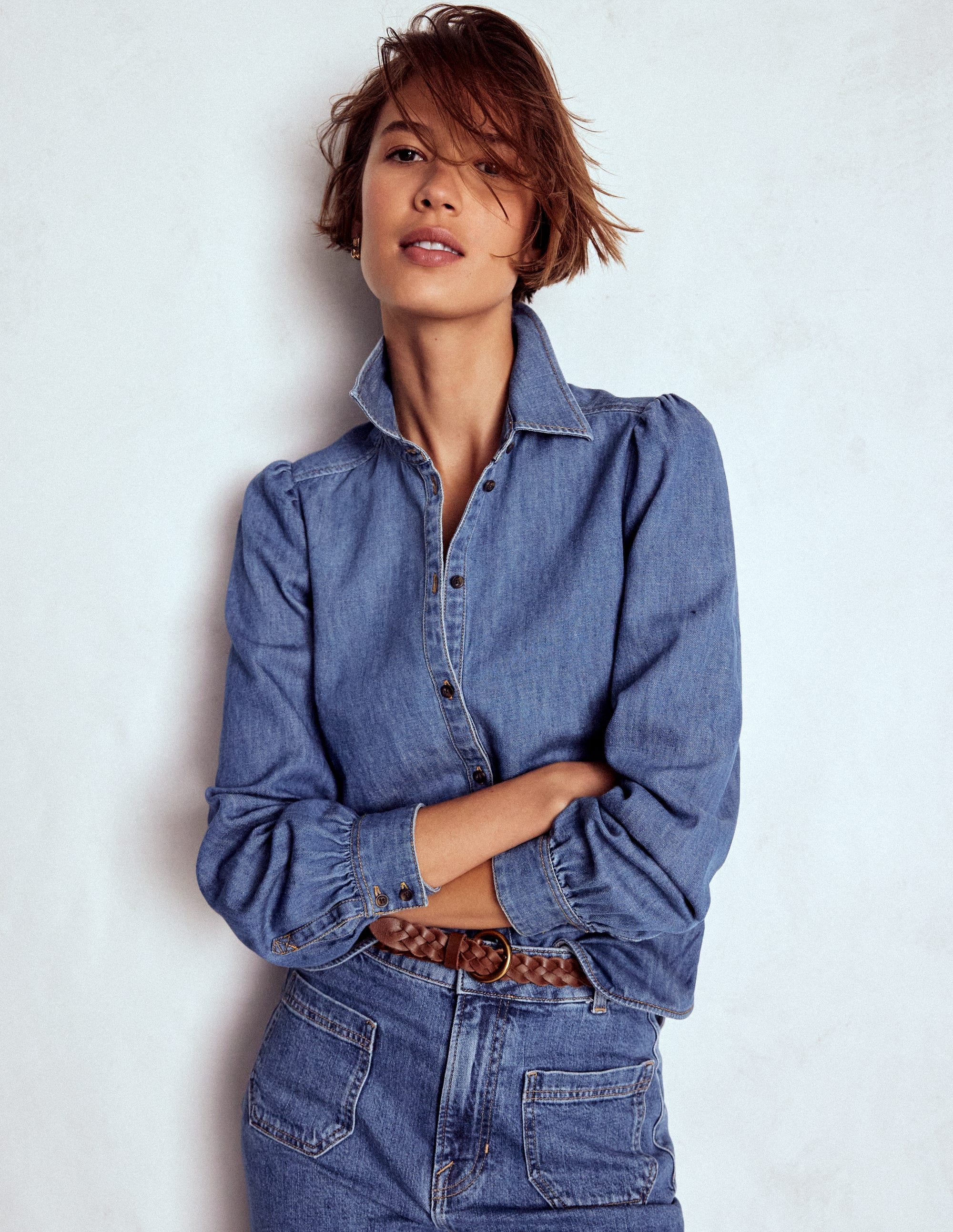Cara Jeanshemd-Medium Vintage - Image 2