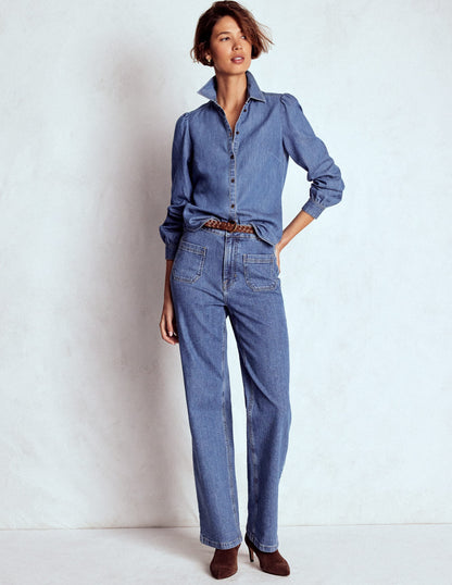 Cara Jeanshemd-Medium Vintage-4