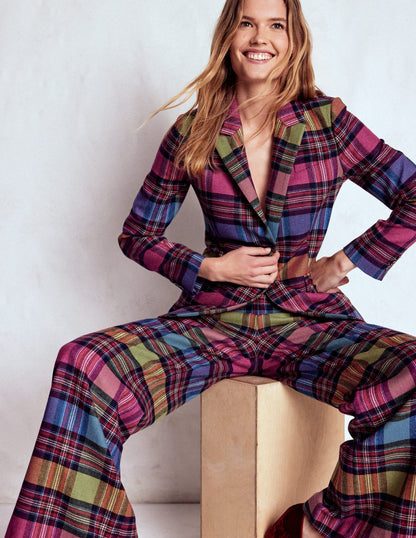 Woodbridge Check Blazer-Multi Blanket Check-1