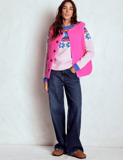 Clerkenwell Wendeweste-Rosa Schleife-2