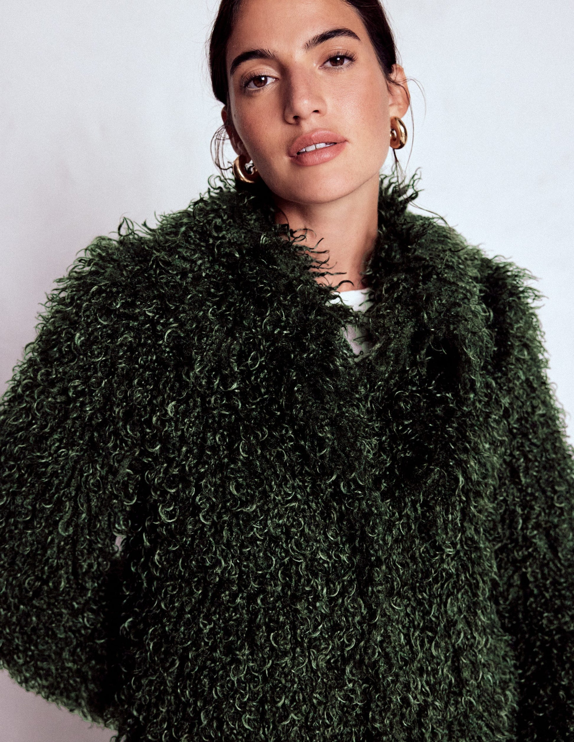 Faux Fur Coat-Kale Leaf, Faux Fur-3