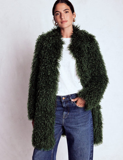 Faux Fur Coat-Kale Leaf, Faux Fur-5
