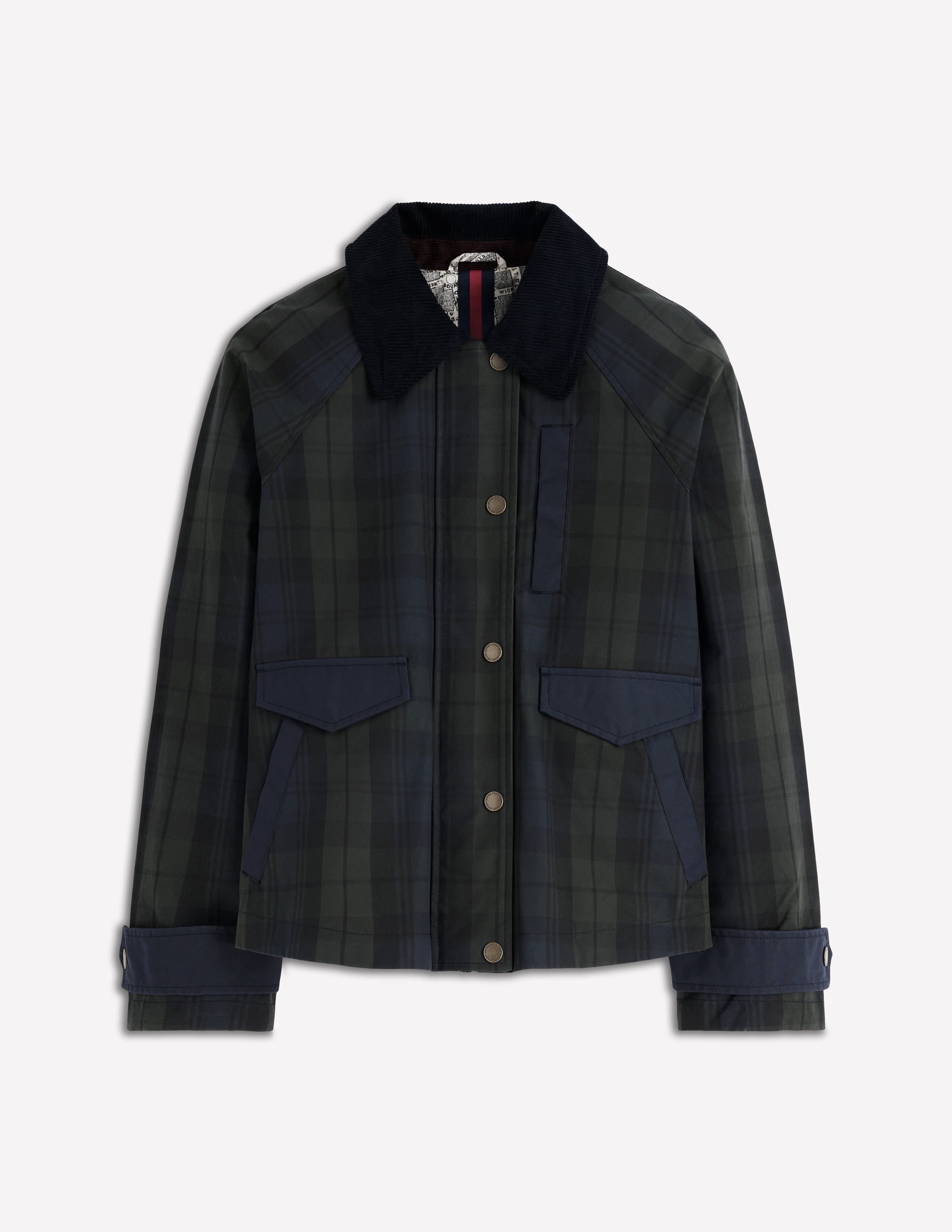 GEWACHSTE RAGLAN-JACKE-Blackwatch - Image 7