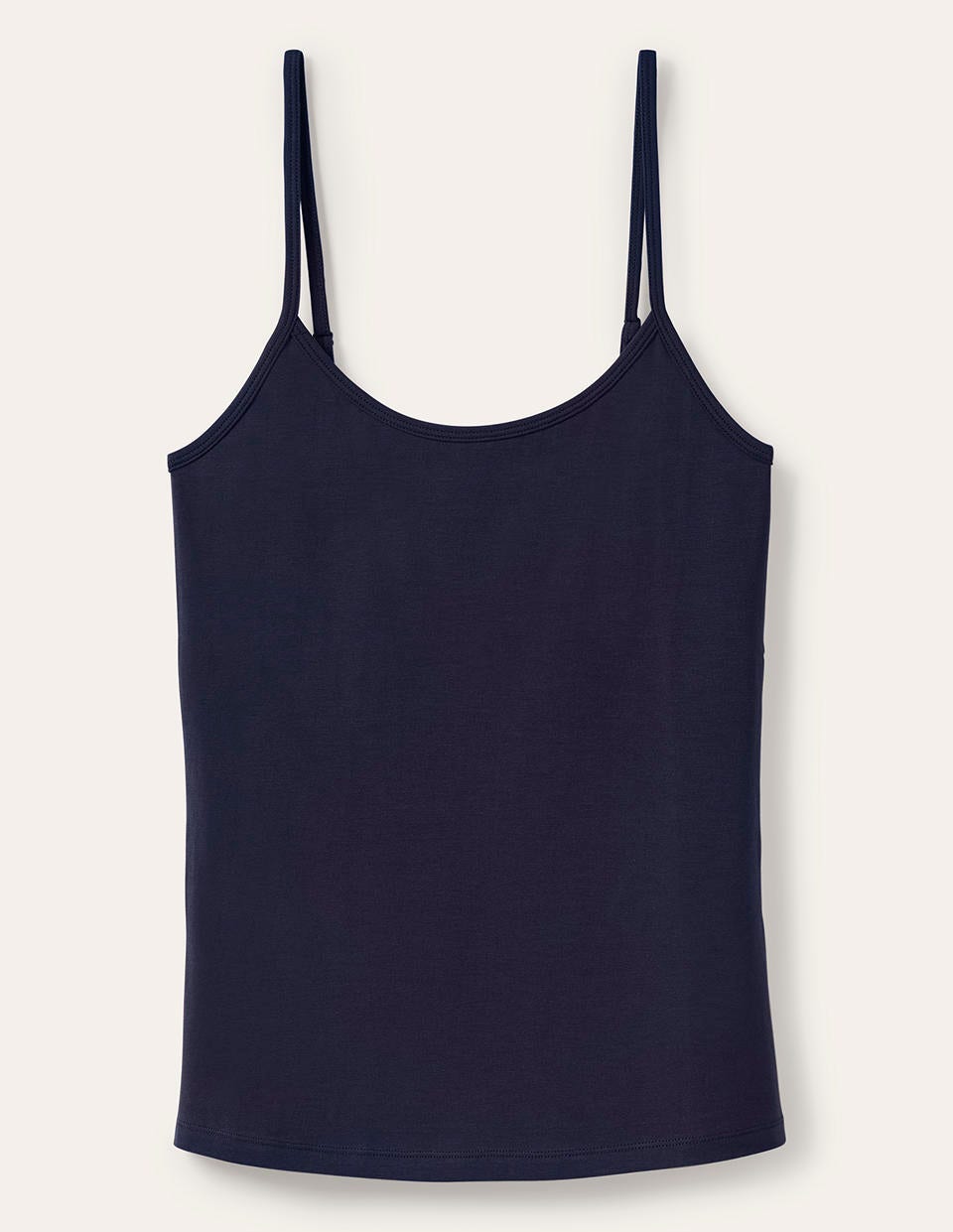 Schlichtes Camisole-Oberteil-Aqua Marine Marl - Image 6