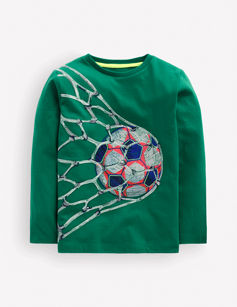 Im Dunkeln leuchtendes T-Shirt mit Superstitch