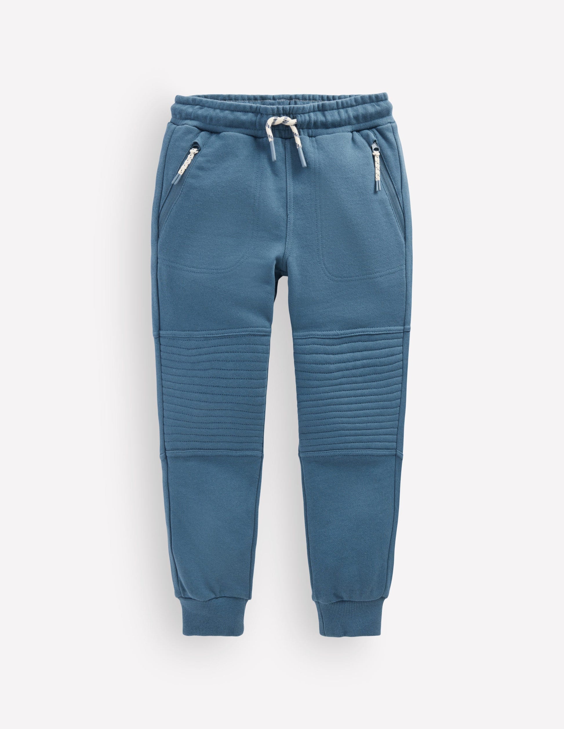 Bas de jogging à genoux renforcés-BLEU SARCELLE AUTHENTIQUE-1