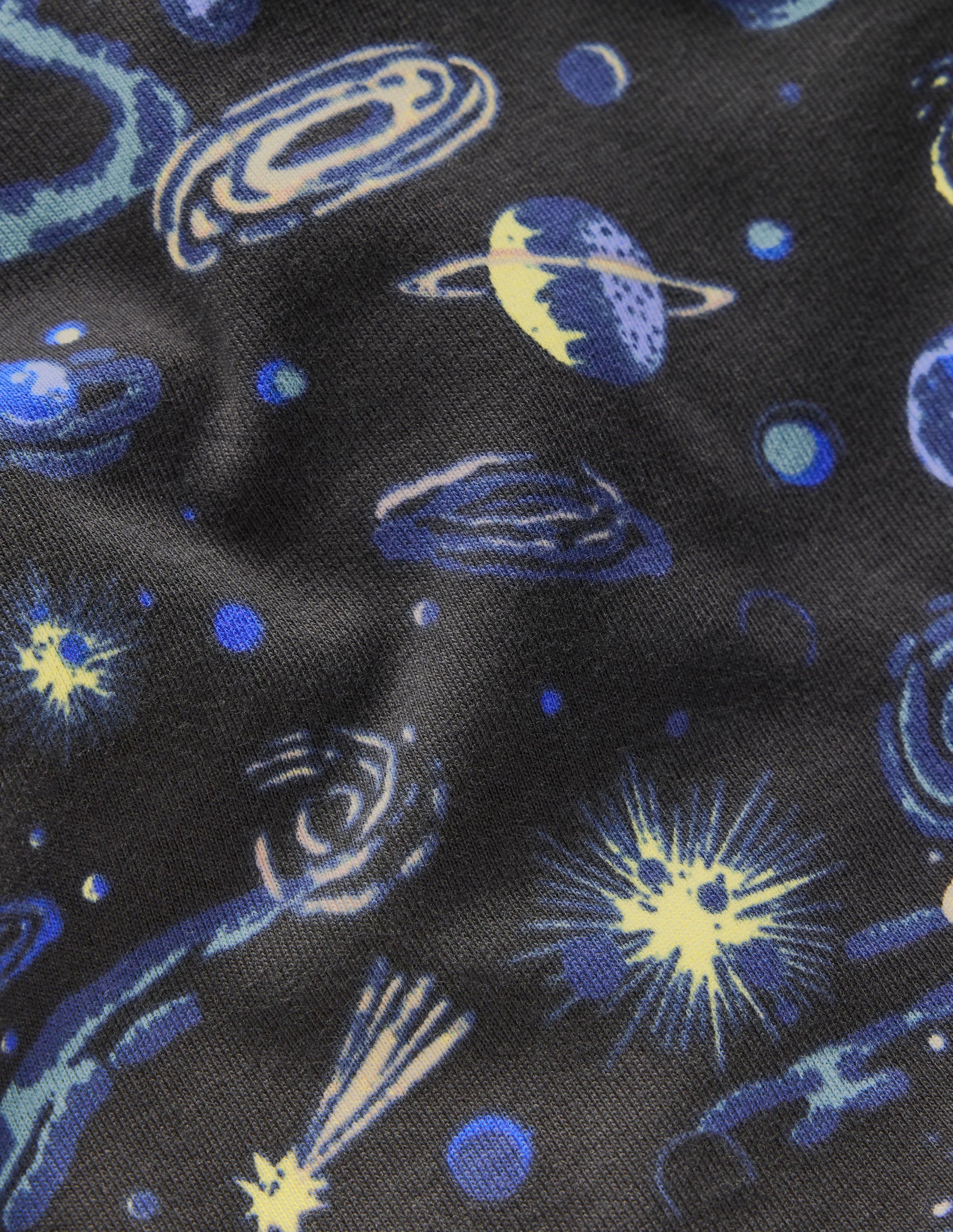 Snug Long John Pyjamas-Shadow Grey Constellation-3