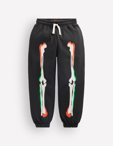 Lustige Jogginghose-Schattengrau Skelett