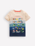 Glow-In-The-Dark T-shirt-Oatmeal Geologic