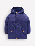 Anorak mit Teddyfutter für Jungen-Mazarinblau