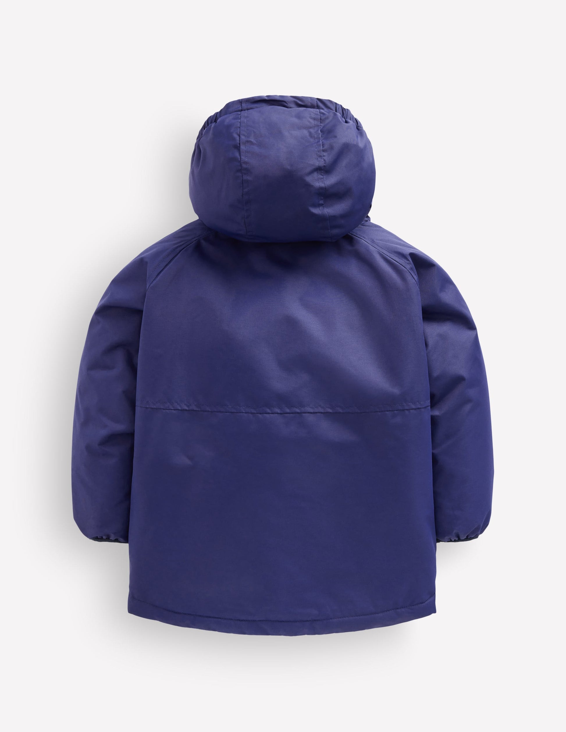 Anorak mit Teddyfutter für Jungen-Mazarinblau-2