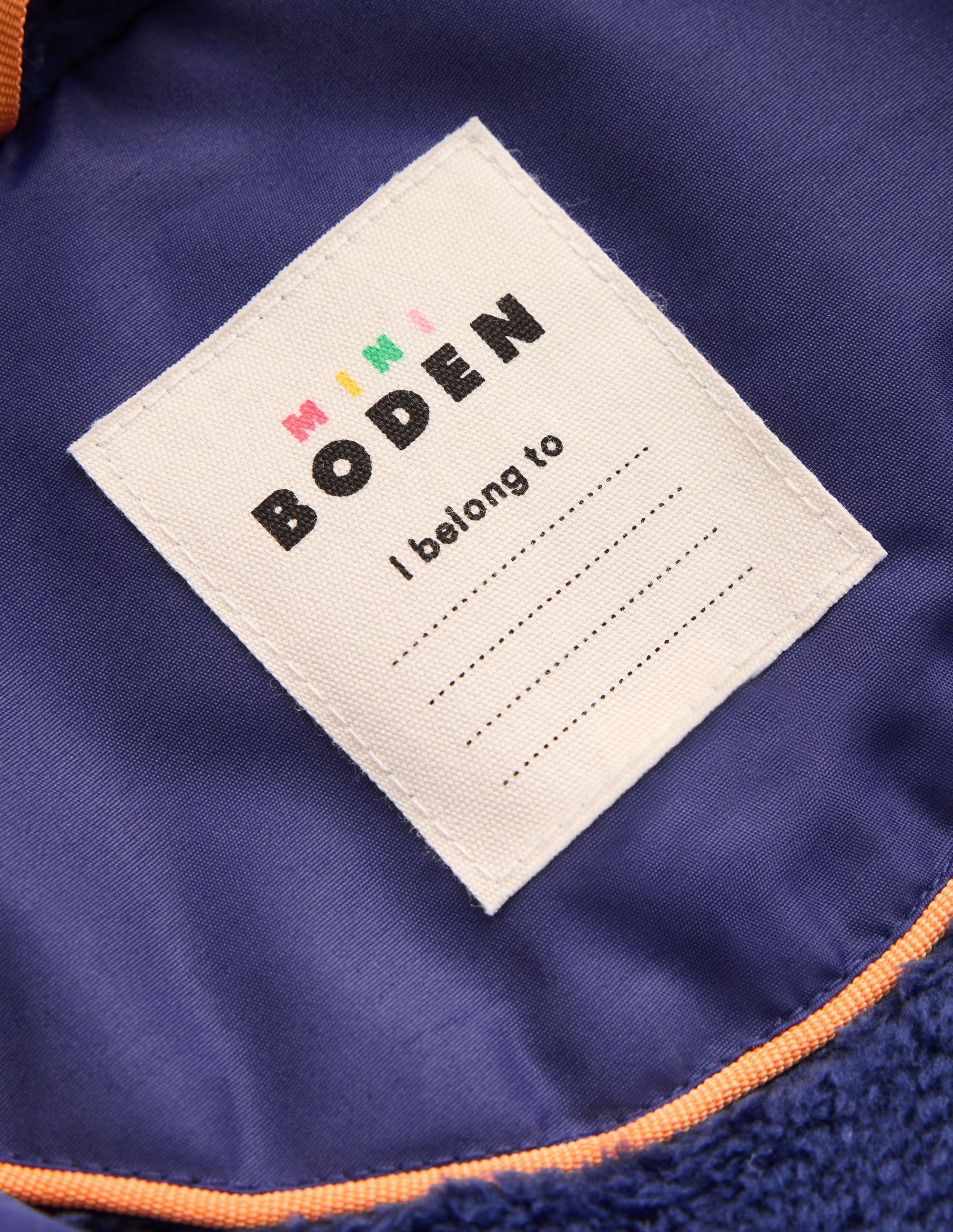 Anorak mit Teddyfutter für Jungen-Mazarinblau - Image 3