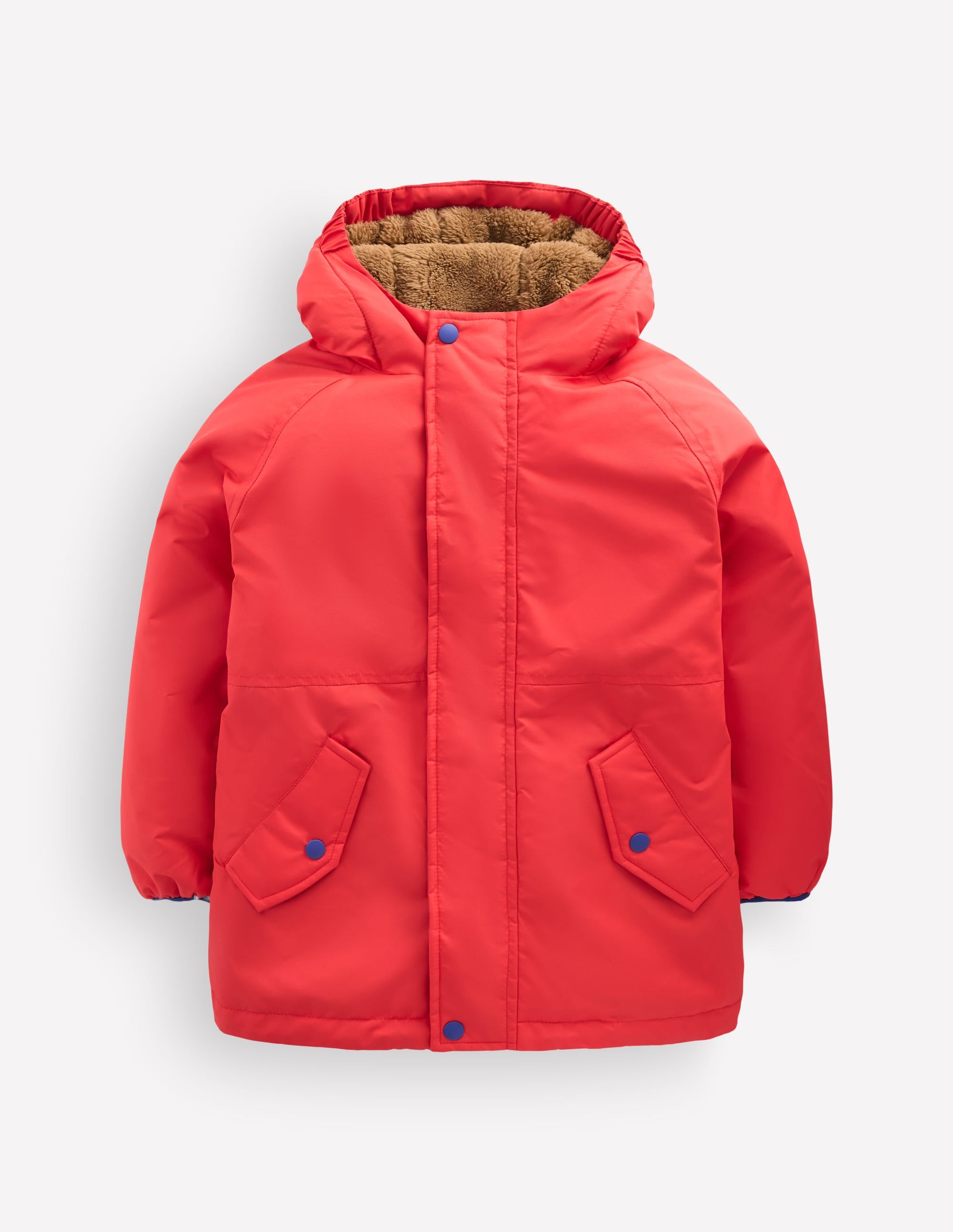 Anorak doublé de borg garçon-RUBICONDO - Image 1