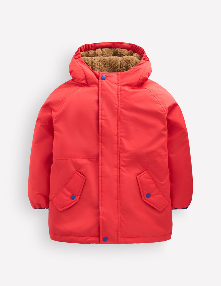 Anorak mit Teddyfutter für Jungen-RUBICONDO